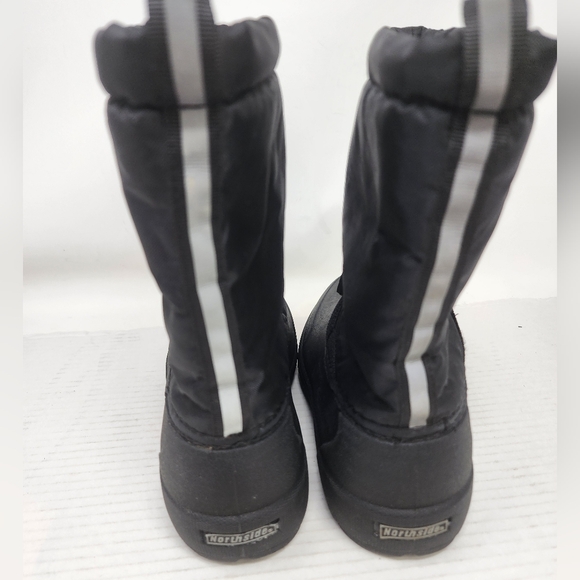 Northside Black Snow Boots Waterproof Winter Boots Youth Size 4 - Picture 8 of 10